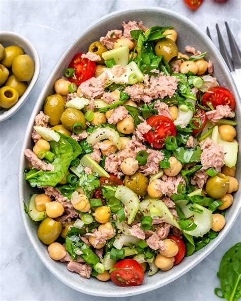 Delicious Chickpea Tuna Salad Recipe | Healthy Fitness Meals