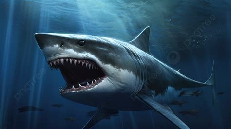 Shark Hd Wallpaper With White Shark Background, Picture Of The ...