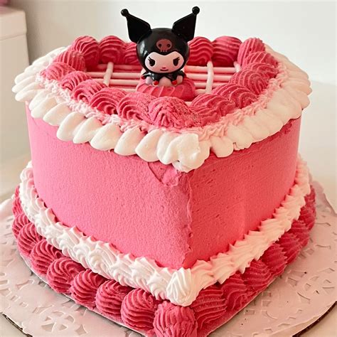 Fake Kuromi Cake in 2022 | Cake, How to make cake, Desserts