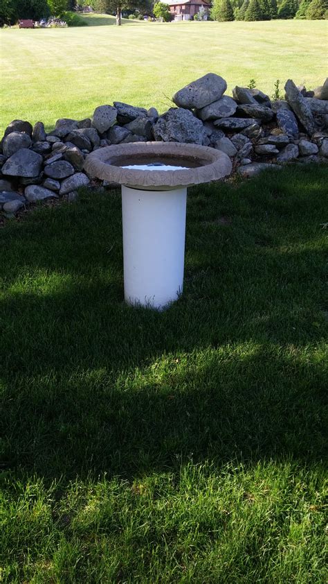 Bird Baths To Cover Well Pipe at Kevin Wells blog