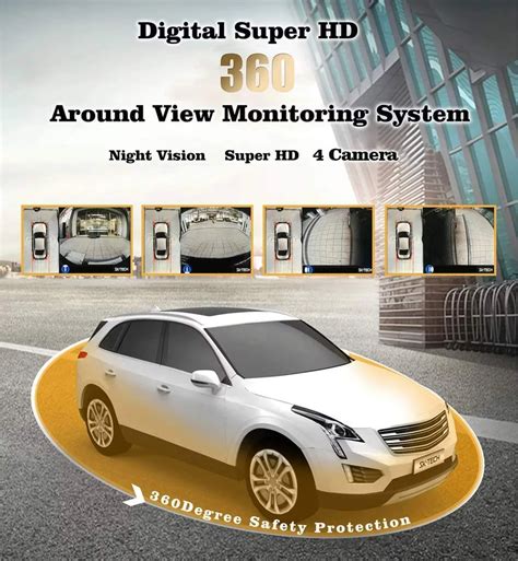 2d 360 Degrees Panoramic View Car Camera With Dvr Recording Ahd 1080p ...