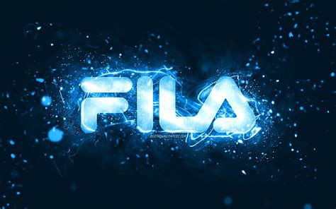 1179x2556px, 1080P Free download | Fila blue logo, , blue neon lights ...