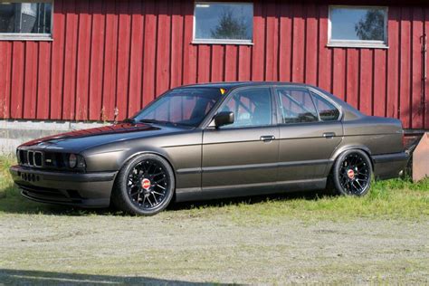 1991 BMW M5 E34 with a turbo inline-six made from a S38 head and M30 ...