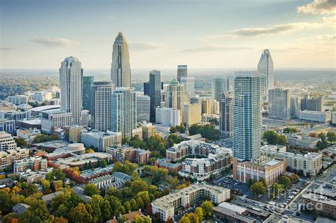 Perfect Charlotte Skyline Photograph by Clear Sky Images - Fine Art America