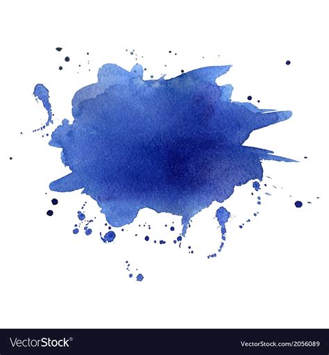 Watercolor splash Royalty Free Vector Image - VectorStock