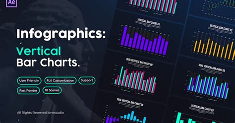 Vertical Bar Charts, Video Templates - Envato Elements