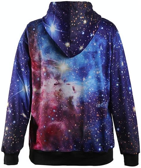 Stay stylish and warm with Imilan Women's Neon Galaxy Hoodie