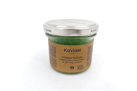 KAVIARI | TOBIKO WASABI | FLYING FISH ROE | FRANCE | 70G