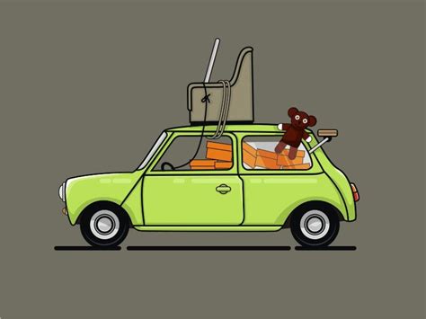 Bean Car | Mr bean cartoon, Car humor, Car