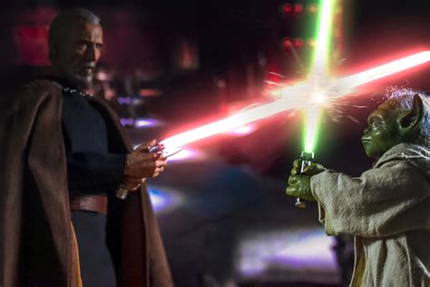 Yoda vs Dooku Photograph by Jeremy Guerin - Pixels