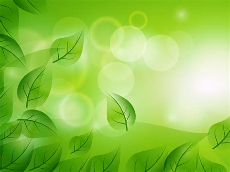 Abstraction Leaf Cuts Powerpoint Templates - Abstract, Green - Free PPT ...