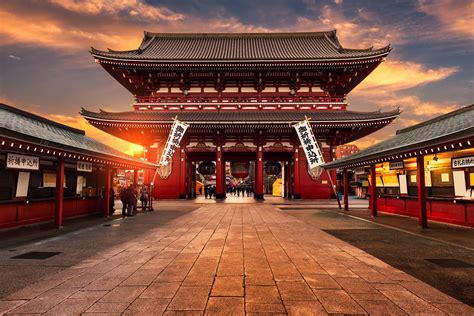 Dawn at Sensoji Temple in Tokyo, Japan. | Sensoji, Sensoji temple, Senso-ji