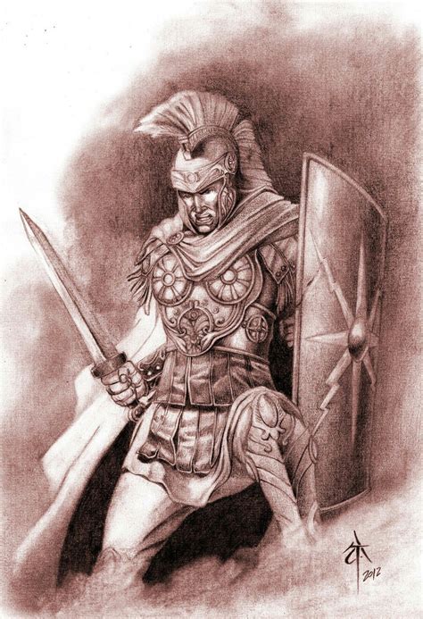 Roman Warrior | Guerrero griego, Tatuaje de gladiador, Guerrero espartano