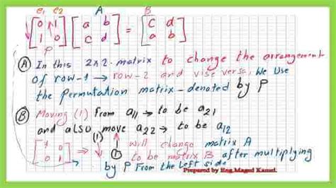 11- Easy introduction to permutation matrix.