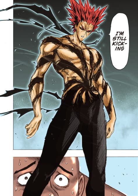 Colored panel of Garou from the recent chapter : r/OnePunchMan