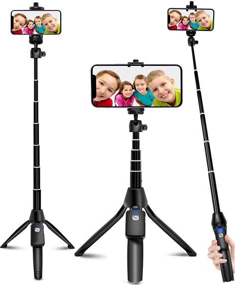 Selfie Stick, 40 inch Extendable Selfie Stick Tripod,Phone Tripod with ...