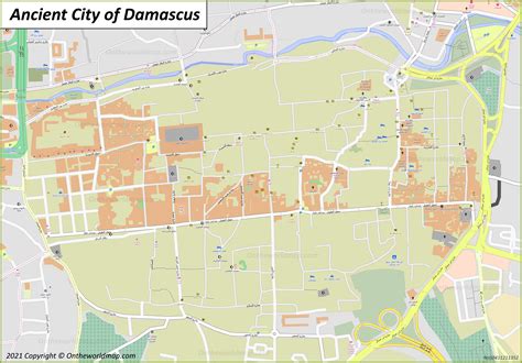 Damascus Location On Map