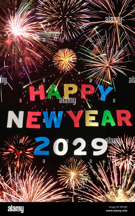 HAPPY NEW YEAR 2029 Stock Photo - Alamy