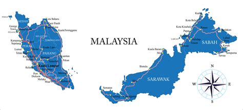 Malaysia Maps Printable Maps Of Malaysia For Download - Riset