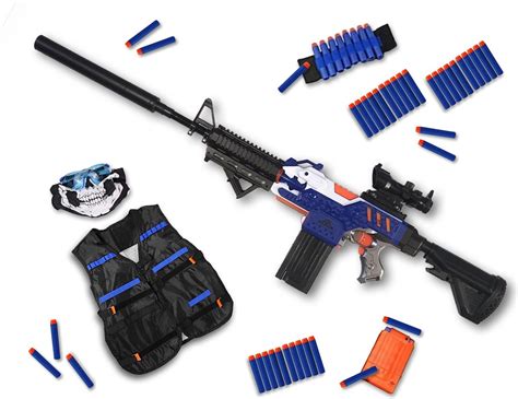 Elite longstrike mega sniper gun met rival vest en 40 nerf pijltjes ...