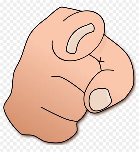 Finger Up Emoji Clipart - Finger Pointing At You Png, Transparent Png ...