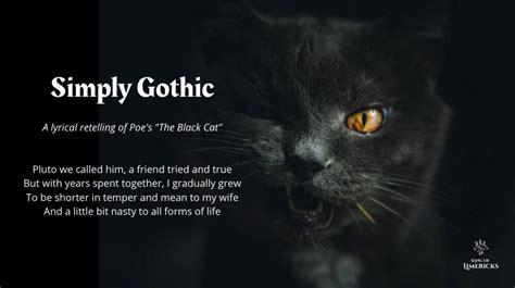 Simply Gothic: Poe's "Black Cat" retold - King of Limericks