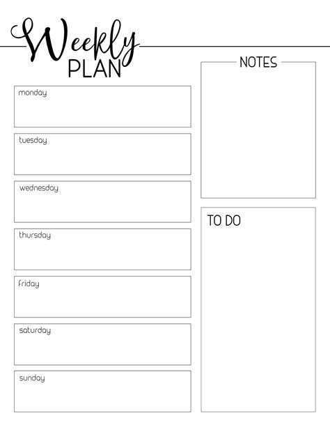 Free Printable Planner