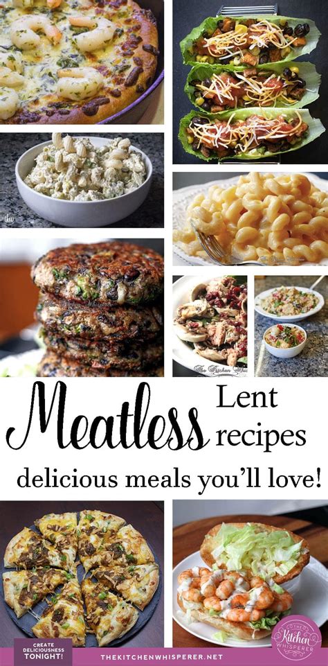 Meatless Lent Recipes – delicious meals you’ll love!