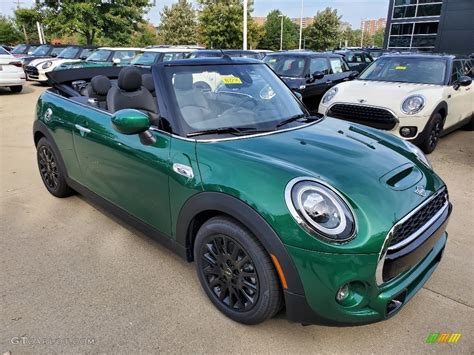 2020 British Racing Green IV Metallic Mini Convertible Cooper S ...