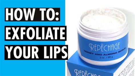 How to Exfoliate Your Lips - YouTube