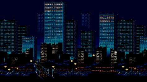 8Bit City Life. : wallpapers