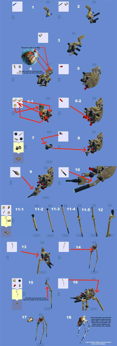 Lego Half-Life 2 Combine Strider Instructions by NeweRegion on DeviantArt