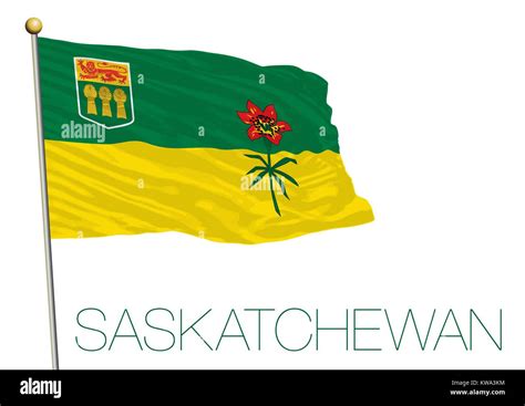 Saskatchewan regional flag, Canada Stock Vector Image & Art - Alamy