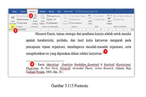 Bangaimana Buat Footnote Surat Khabat