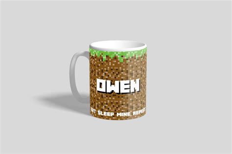 Personalised Minecraft Mug – The Not Soppy Store