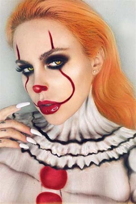 15 Scary Pennywise Makeup Ideas To Try This Halloween | Halloween ...