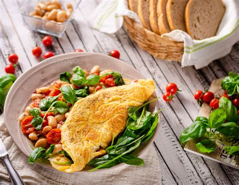 Bio healthy egg omelette Stock Photo by PeteerS | PhotoDune