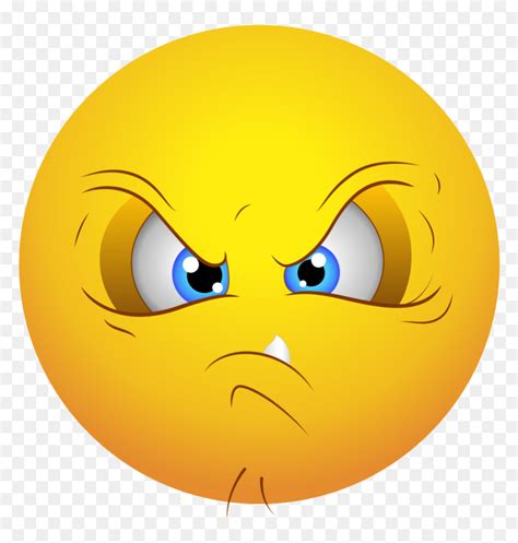 Angry Emoji Png Image File - Angry Face Emoji, Transparent Png - vhv