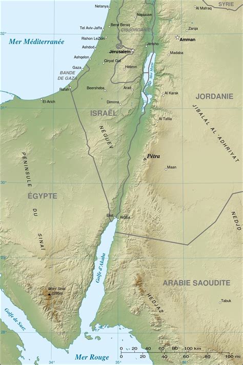 Petra Jordan map - Map of Jordan showing petra (Western Asia - Asia)