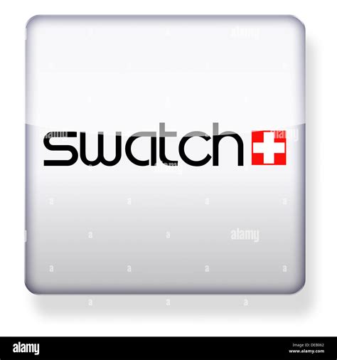 Swatch logo as an app icon. Clipping path included Stock Photo - Alamy