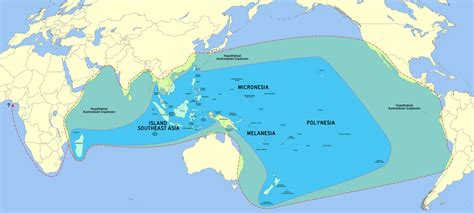 The Extent of the Austronesian Language Family - Vivid Maps