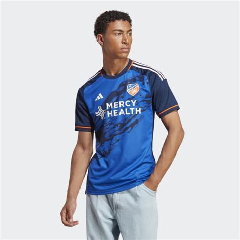 adidas Men's Soccer FC Cincinnati 23/24 Home Authentic Jersey - Blue ...