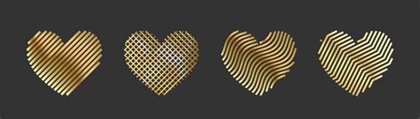 Gold Heart Vector Art, Icons, and Graphics for Free Download