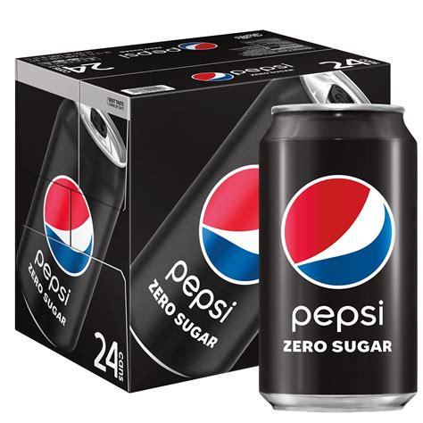 Pepsi Cola Zero Sugar Soda Pop, 12 oz, 24 Pack Cans - Walmart.com