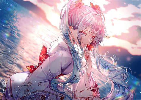 Online crop | HD wallpaper: anime, anime girls, digital art, artwork ...