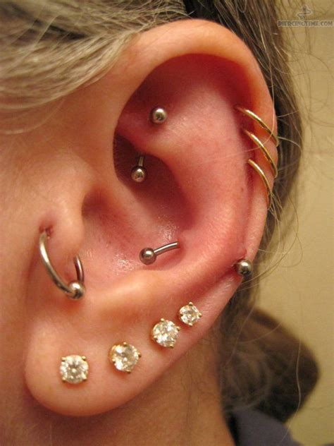 50 Beautiful Ear Piercings | Ear piercings, Piercings and 50th