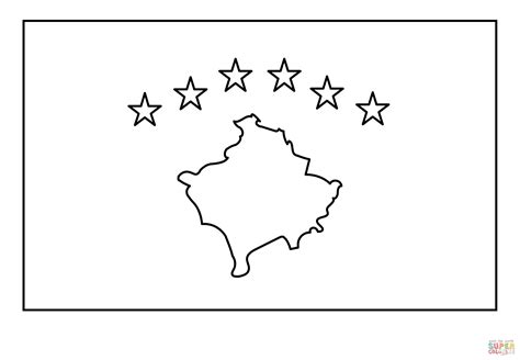 Desenho de Emoji bandeira do Kosovo para colorir | Desenhos para ...