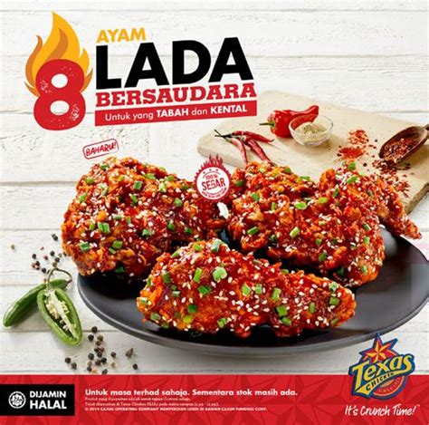 TEXAS CHICKEN - AYAM 8 LADA BERSAUDARA | Envictus