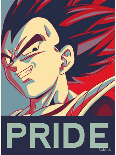 "Vegeta's Pride" Sticker for Sale by Nakibob | Redbubble