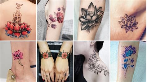 50+ Most Beautiful Flower Tattoos For Girls 2024 | Best Flower Tattoo ...